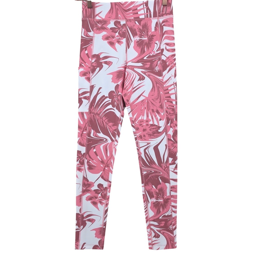 J. Lindeberg Womens Small Zena Tights Leggings in Hibiscus Pink NWT